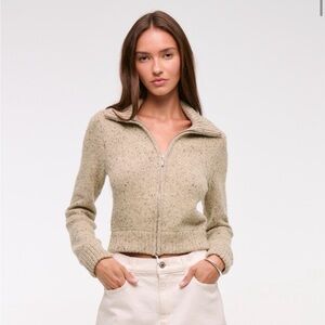Abercrombie & Fitch Double Zip Cardigan